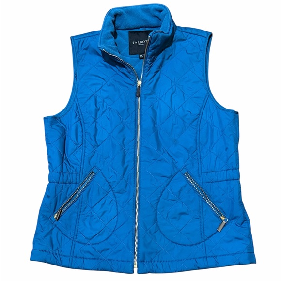 Talbots Jackets & Blazers - Talbots Diamond Quilted Fleece Lined Vest